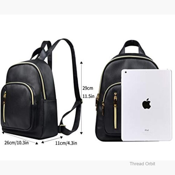 Mini PU Leather Anti-Theft Backpack Daypack Travel Purse Women\'s Fashion main image 7